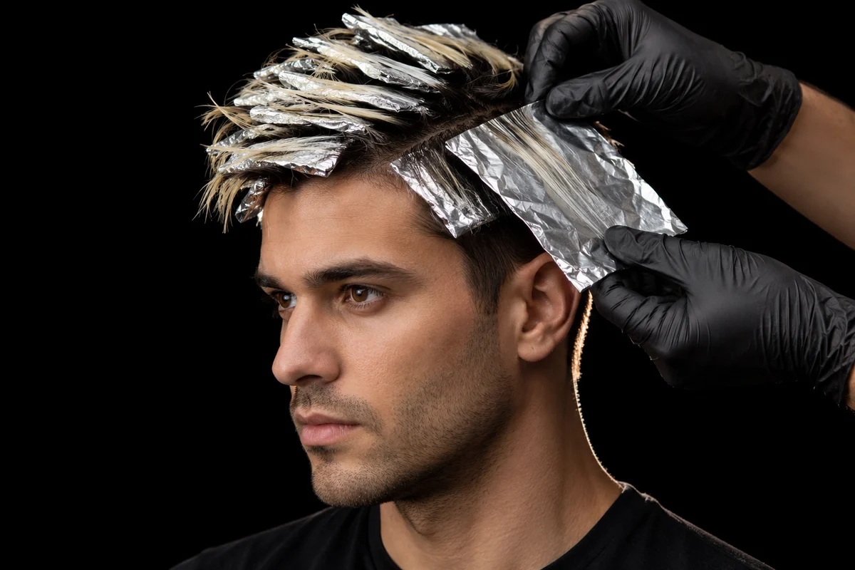 Mechas de color en Next Level 47 Barcelona